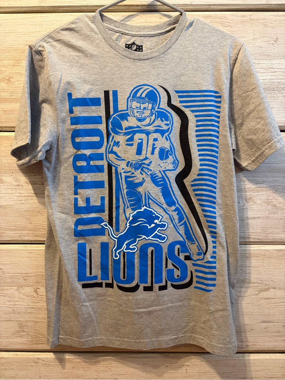 Detroit Lions Gray Short-Sleeve Graphic Tee
